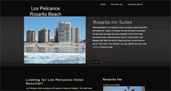 Desktop Screenshot of hotellospelicanos.com