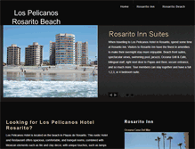 Tablet Screenshot of hotellospelicanos.com